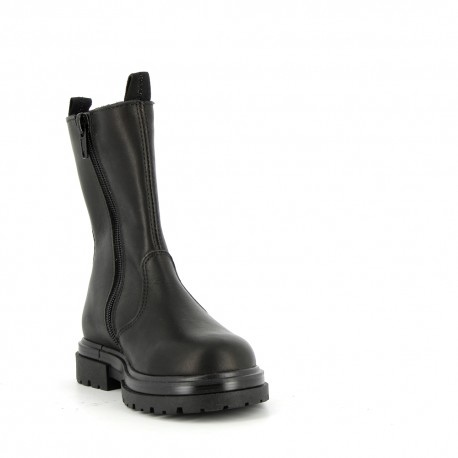 Boots et bottes Fille Madona Noir Lisse MADONA-FI-NOIRLISSE