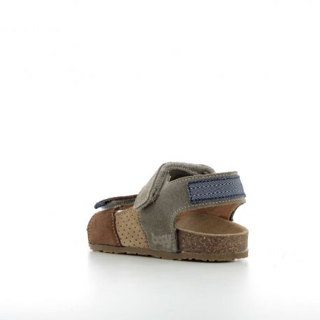 Boy's Sandals Emilio Brown/Khaki EMILIO-GA-MARRONKAKI