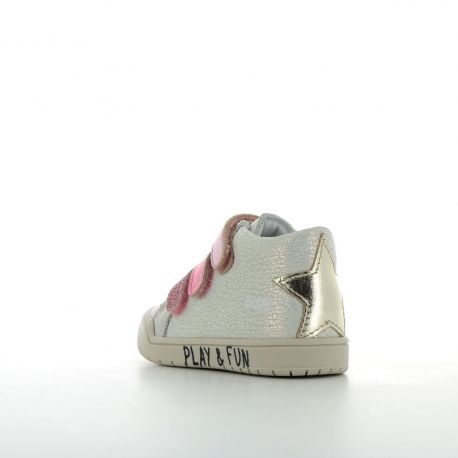 Girls shoes Risavel White Gold RISAVEL-FI-BLANCOR