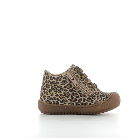 Chaussures Filles Josephine Beige Leopard JOSEPHINE-FI-BEIGELEOPARD