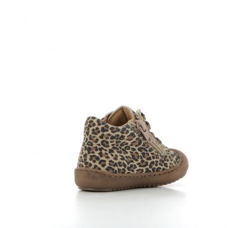 Chaussures Filles Josephine Beige Leopard JOSEPHINE-FI-BEIGELEOPARD