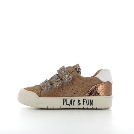 Girl's Sneakers Saltok Gold SALTOK-FI-OR