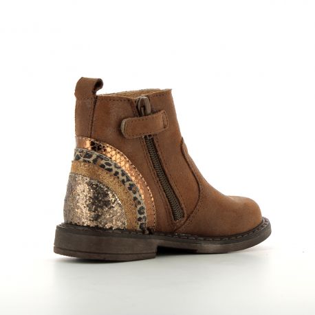 Girls shoes Sozi Cognac SOZI-FI-COGNAC