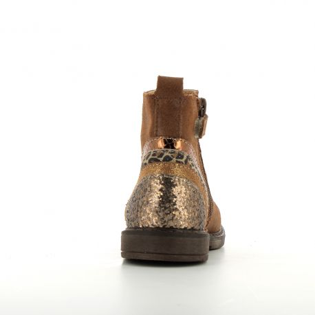 Girls shoes Sozi Cognac SOZI-FI-COGNAC