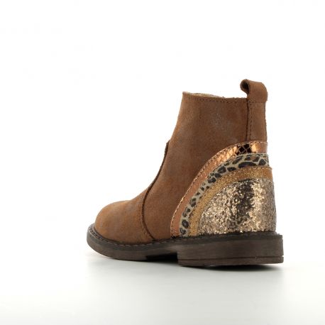 Girls shoes Sozi Cognac SOZI-FI-COGNAC