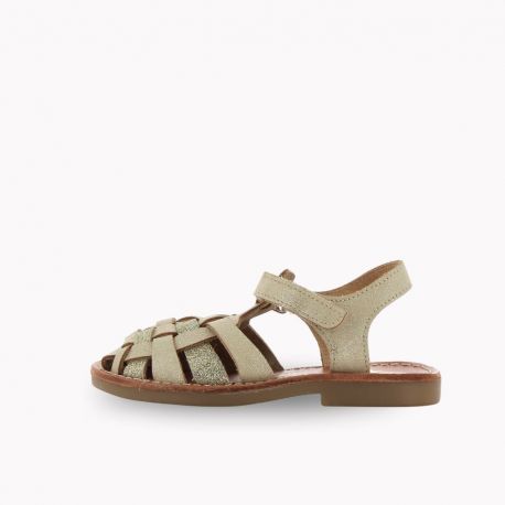 Girl's Sandals Erosa Gold Multi EROSA-FI-ORMULTI