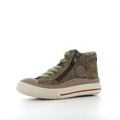 Boys shoes Velvet Khaki vel VELVET-GA-KAKIVEL