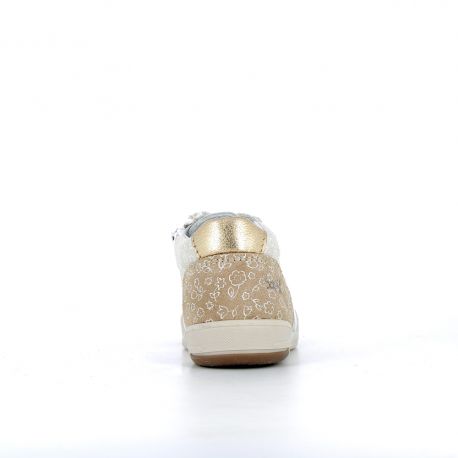 Girls shoes Jopy White Flowers JOPY-FI-BLANCFLEUR