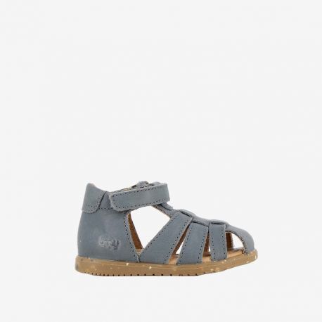 Boy's Sandals Ranoc smooth denim RANOC-GA-JEANSLISSE