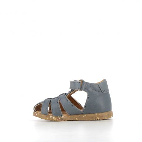 Boy's Sandals Ranoc smooth denim RANOC-GA-JEANSLISSE