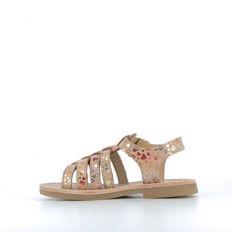 Girl's Sandals Elibravo Heart Multico ELIBRAVO-FI-COEURMULTI